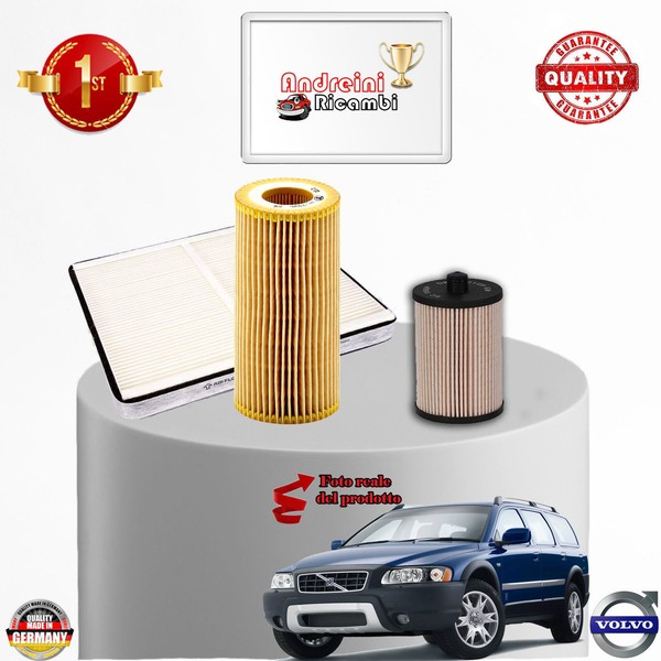 Set Service 3 Filter Volvo XC70 Ii 2.4 D 120KW 163CV Von 2007->-image