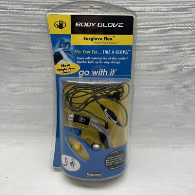 NEW Body Glove EarGlove Flex 7601405-BG Black Ear-Hook Headsets