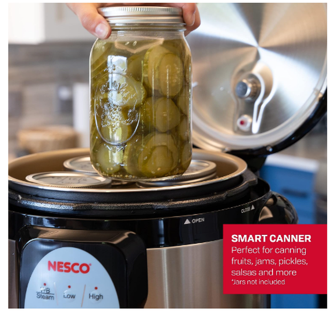 NESCO NPC9 Smart Electric Pressure Cooker and Canner, 9.5 Quart