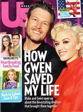 US WEEKLY Magazine August 15 2016 Blake Shelton Gwen Stefani Julie Bowen JoJo