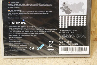 MERCEDES BENZ SD Card Garmin Map Pilot V13 2019/20 A2189065603 for 