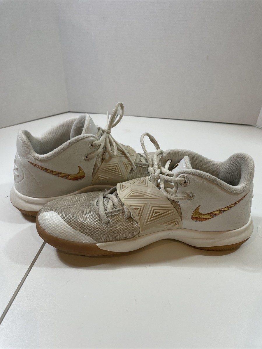 Size Nike Kyrie Flytrap White Metallic Gold Gum for sale