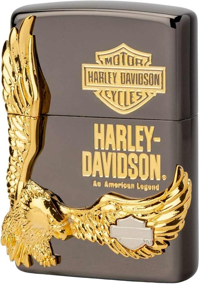 zi 74　ハーレーダビッドソン　ゴールド　ジッポー Zippo Harley Davidson Japan Limited Gold Big Eagle Metal HDP