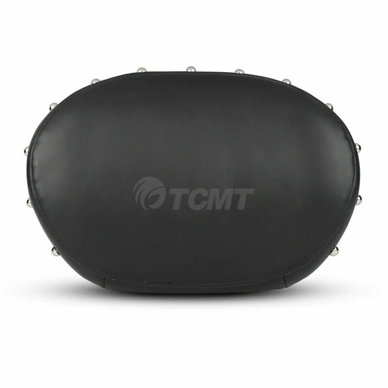 Respaldo Sissy Bar cromado 12" almohadilla negra apto para Indian Chief vintage 14-18 17 Foto 3 de 4