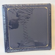 Creative Memories 12x12 Album Navy Blue Gold Trim Old Style Sealed New w/Pages
