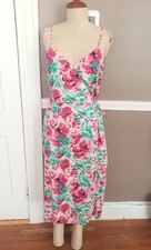 Beautiful Multicolor Floral Sleeveless Wrap Dress By J. Crew!! Size 6!!