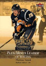 2007-08 Fleer Ultra Season Crown #4 Thomas Vanek Buffalo Sabres