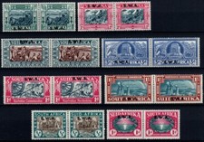 COLONIE INGLESI 1938 SOUTH WEST AFRICA COPPIA G.I MH **