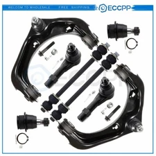 8x For 2006- 2010 Ford Explorer Control Arms Ball Joints Sway Bar Links Tie Rods