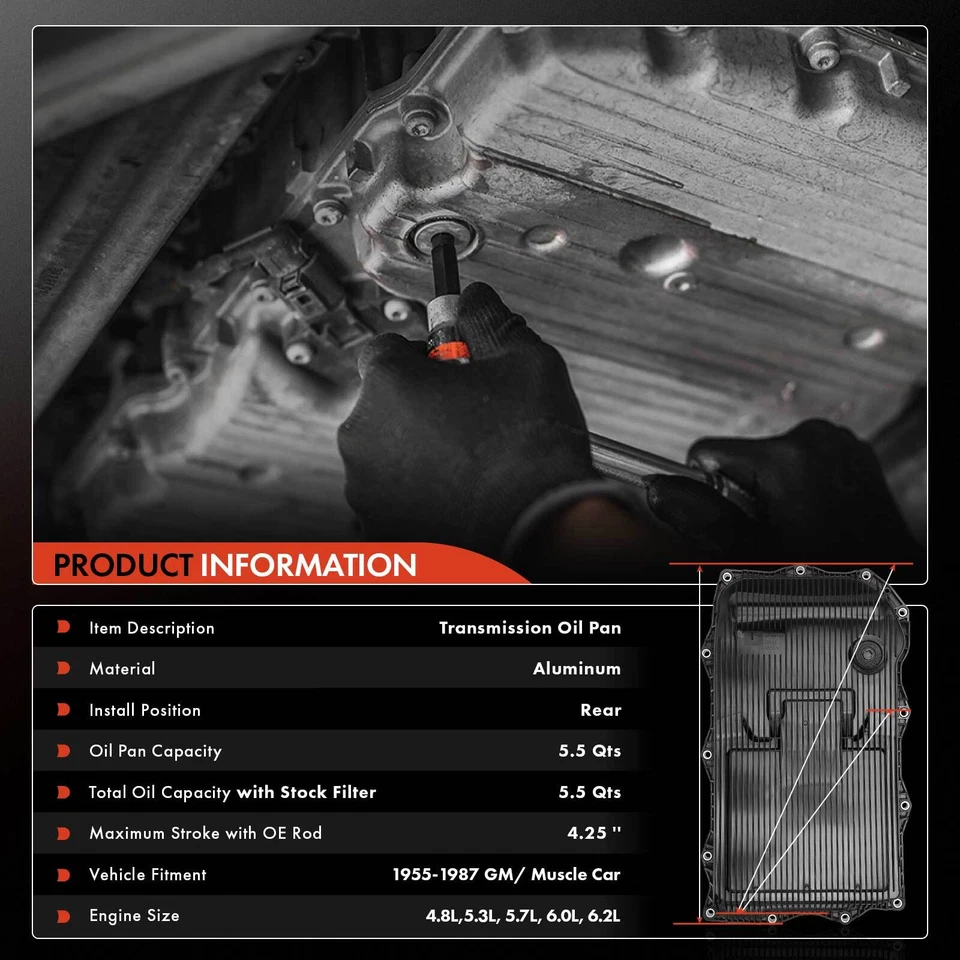 Panela de óleo de transmissão automática para BMW ActiveHybrid 3 5 7 L6 3.0L 24117631728 - Imagem 2 de 4