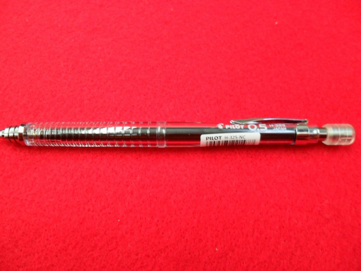 MECHANICAL PENCIL PILOT 0.5MM CLEAR TRANSPARENT H-325-NC H325 SNAP