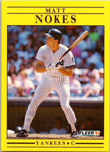 1991 Fleer #674 Matt Nokes - 第 1/1 張圖片