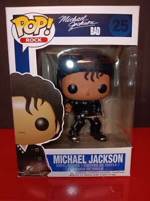 Funko Pop! Michael Jackson Bad, #25 Mint Cond. Authentic | eBay