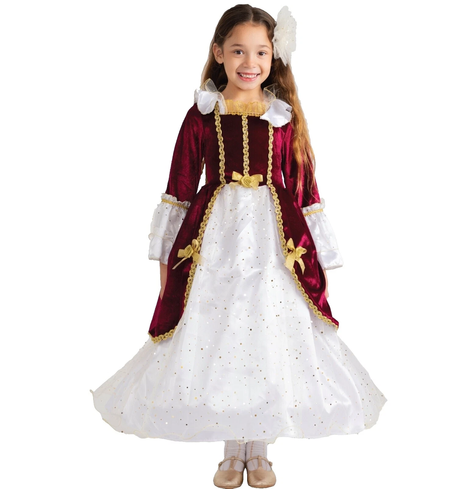 Vestido de princesa trajes Dress Up America para Niñas