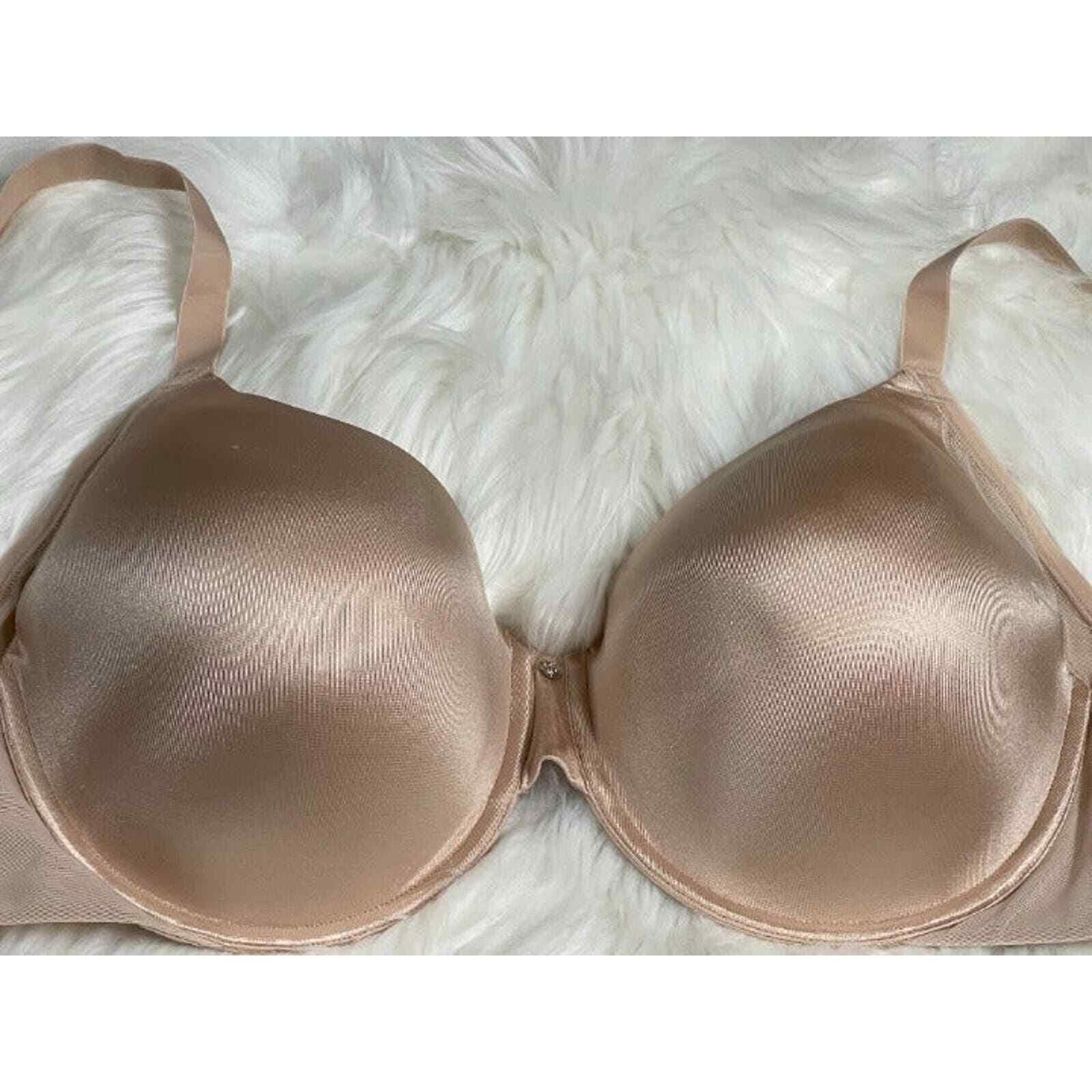 5 Breezies Smooth Radiance Underwire T-Shirt Bras Size 48B Beige/Nude #A350858
