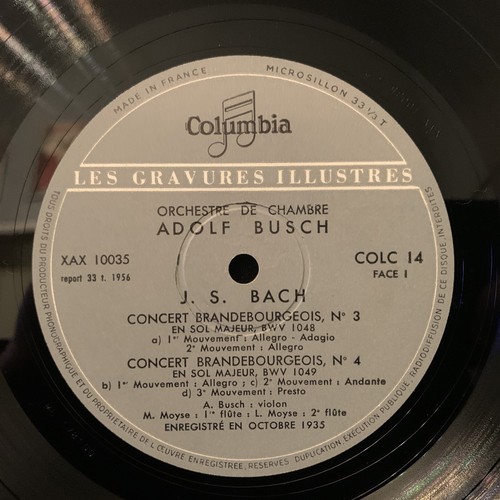 ADOLF BUSCH - BACH Brandenburg Concertos #1-6 - COLUMBIA DOWEL 2LP france - Picture 10 of 11