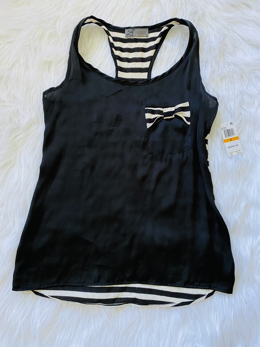トップス Twinkle Twinkle Top Women Size S Black Multi | eBay
