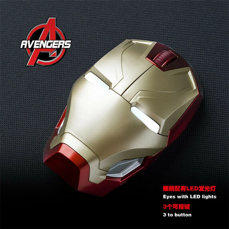 Marvel Avengers Iron Man MK46 MK50 Ant Man Groot Star Lord Mini Wireless Mouse - Image 4 of 4