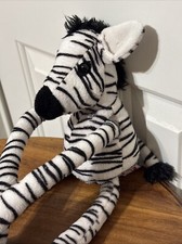 2014 Toys R US FAO Zebra Long Legs and Arms Plush 17"
