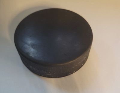 Hockey Puck Official Rubena Used Made in Czech Republic Black