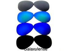 Galaxy Replacement Lens For Oakley Feedback Black Blue Green Silver 4Pairs