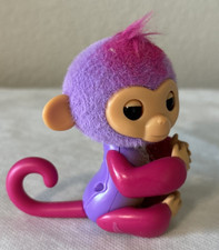 Fingerlings Interactive Baby Monkey Charli Wowwee Purple- Working
