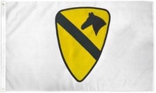 1st Cavalry Division 3x5 ft Poly Flag Army 1st Brigade Combat Team Iron Horse