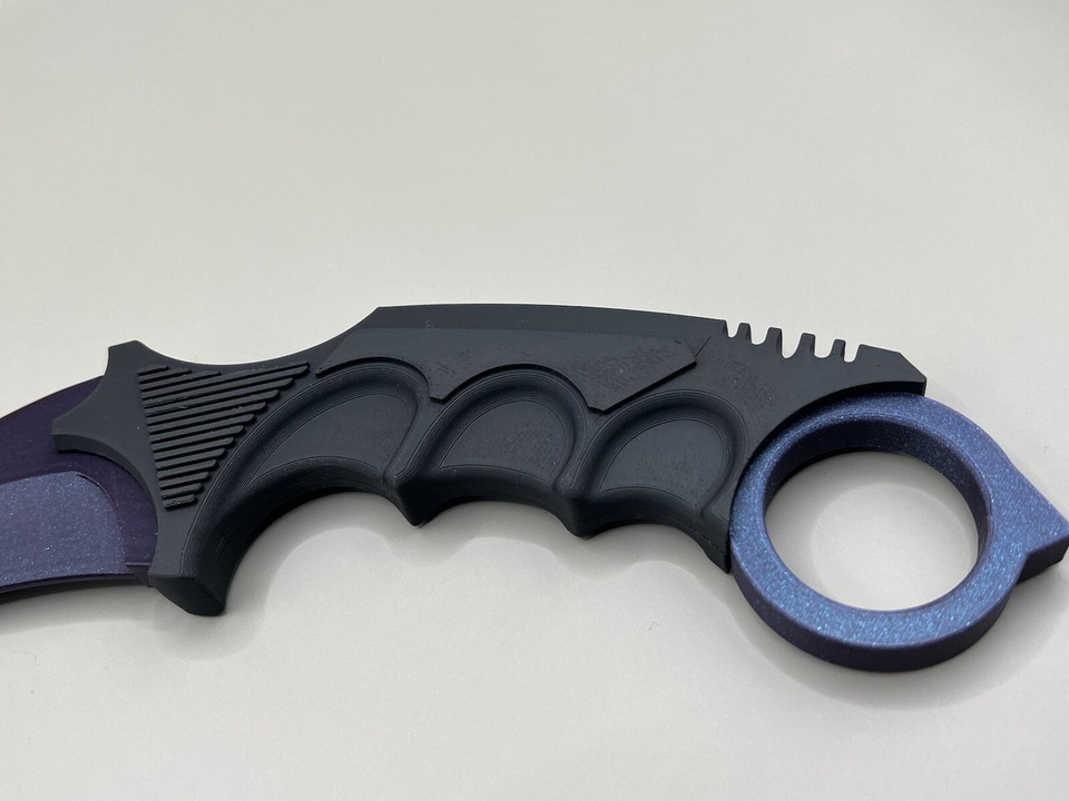 CSGO Karambit Galaxy Knife Cospley Accessory Knife Action Figures 3D ...