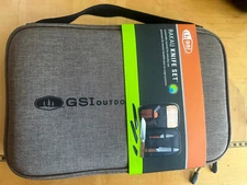 GSI Outdoors - Rakau Gourmet 3pc Knife Set (Wood Handle) - New