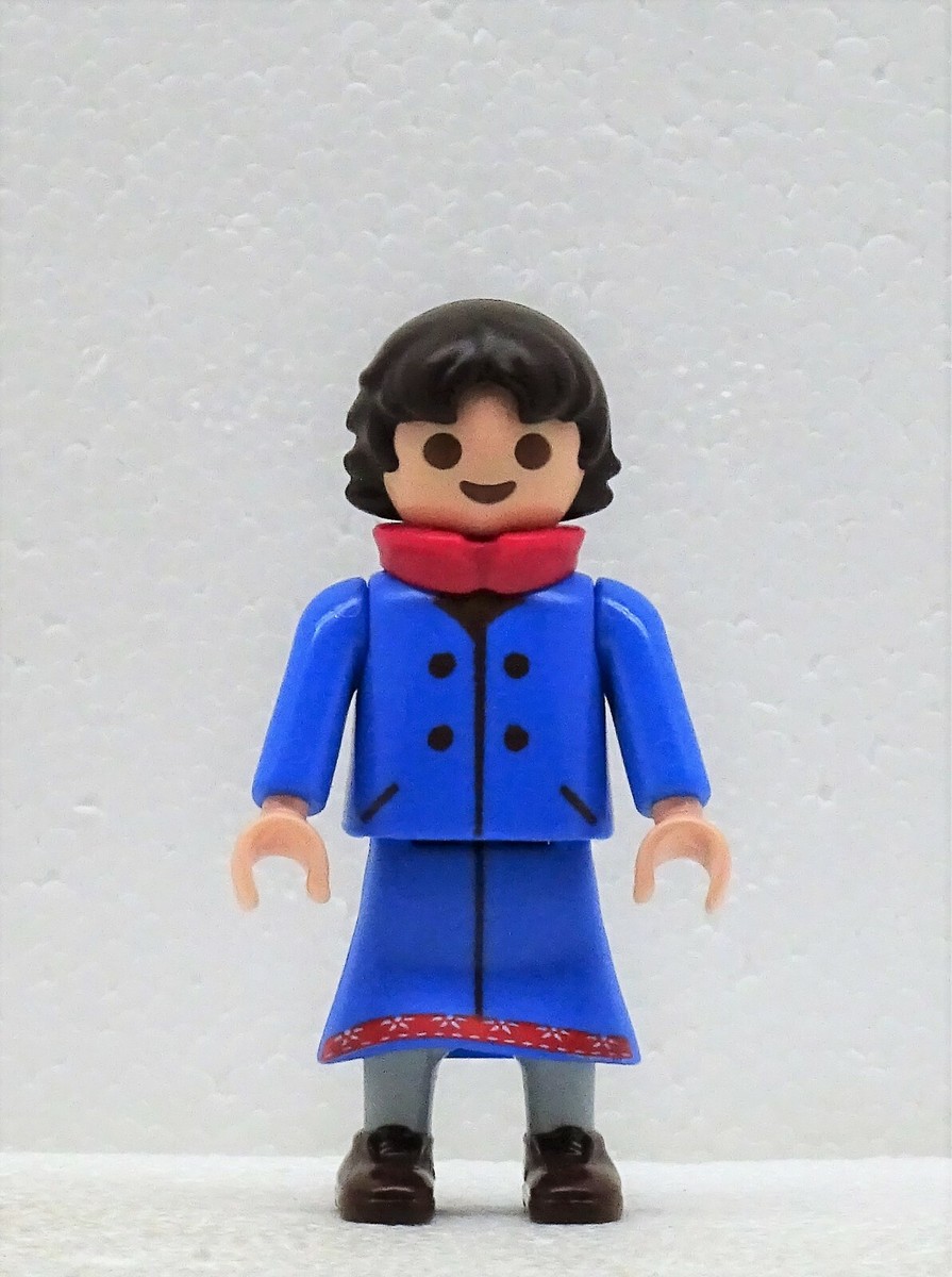 Giacca E Gonna Blu Playmobil Heidi – Calendario Avvento Inverno 1900 – Mai Giocati (UNBESPIELT!)
