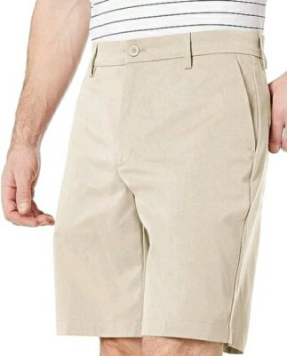 AMAZON ESSENTIALS Men's 38 Classic Stretch Golf Shorts Biege NEW