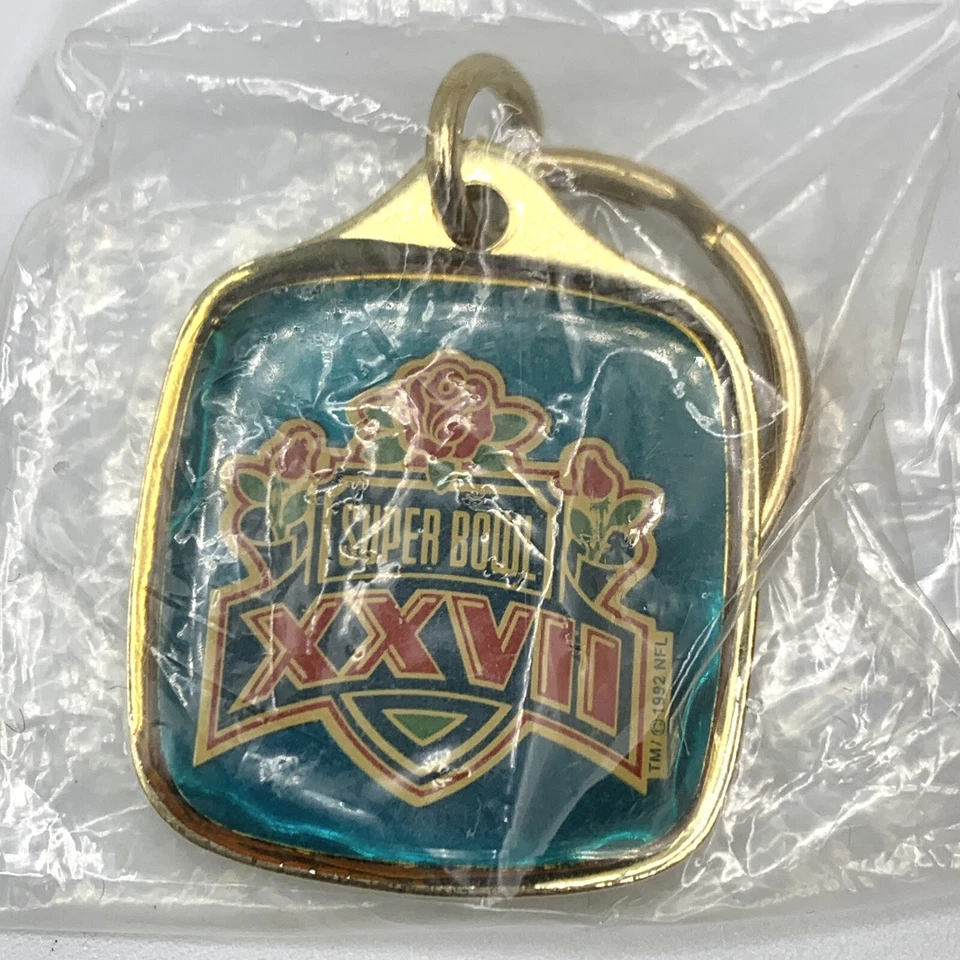 OFFICIAL NFL SUPER BOWLS 27 28 30 & Media Press PINS KEYCHAIN DALLAS COWBOYS - Image 4 of 4