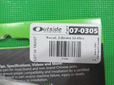 Outside Distributing 07-0305  33/36/43/49cc 2-Stroke Recoil Pull Starter (12A1-1