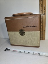 Vintage Columbia Record Case, 45 RPM Vinyl Records Mid Century Modern 2 of 2