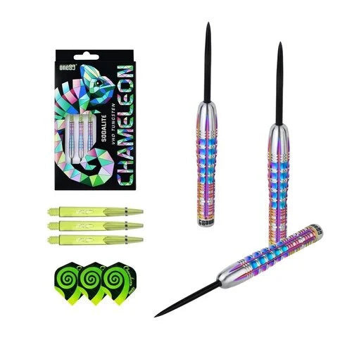One80 Chameleon Sodalite 23 Gramm 90% Tungsten Steel Tip Dart Set - Bild 5 von 6