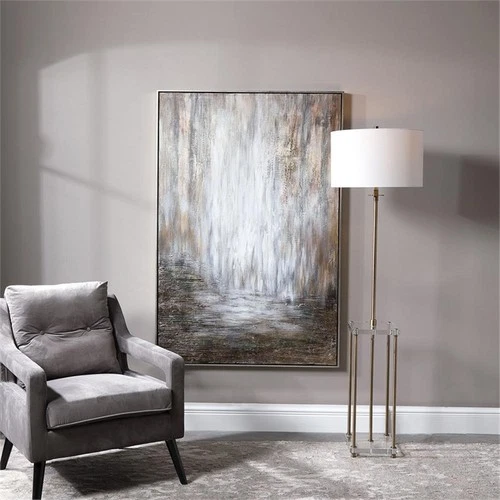 Uttermost Desert Rain Wood and Plastic Hand Painted Canvas in Multi-Color - Picture 2 of 8