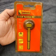 Hickory Woodworking 1-1/8in Forstner Bit - New Old Stock