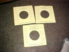 QUALITY RECORDS 45 COMPANY SLEEVES Canada 1970's 60'S Super Clean 45 Sleeve