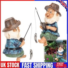 Resin Fishing Gnome Statue Garden Decoration Dwarf Creativity-Outdoor Ornaments