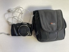 Canon PowerShot SX150 IS Black 14.1 Mega Pixels Digital Camera With Bag Tested