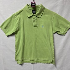 Polo Ralph Lauren Polo Shirt Boys Green Pony Logo Size Small Youth
