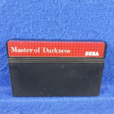 Master System Cart Master System MASTER OF DARKNESS Cart Authentic PAL REGION FREE (Works ...