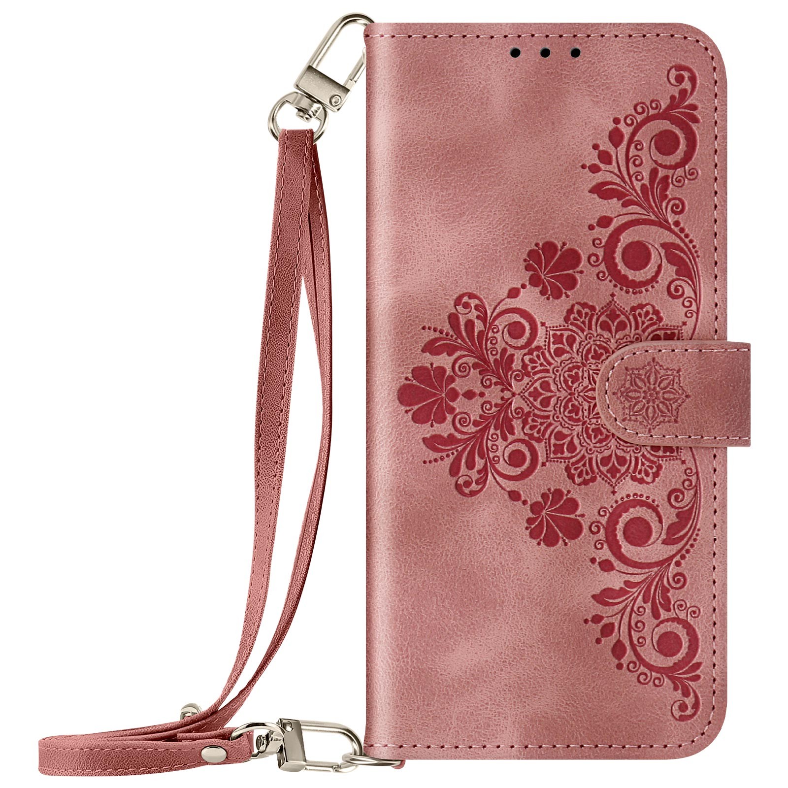 Étui pour Xiaomi Redmi Note 13 4G rose fleuri idéal pour regarder vos vidéos