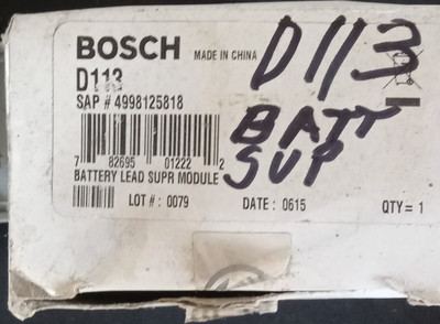 Bosch D113 Battery Lead Supervision Module Alarm System Accessory