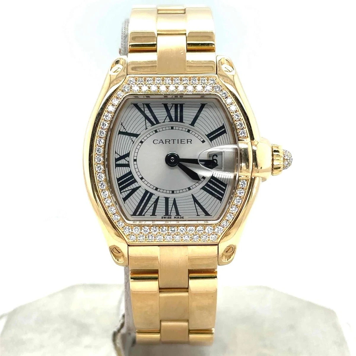Cartier Roadster Quartz Battery Wristwatches for sale | eBay