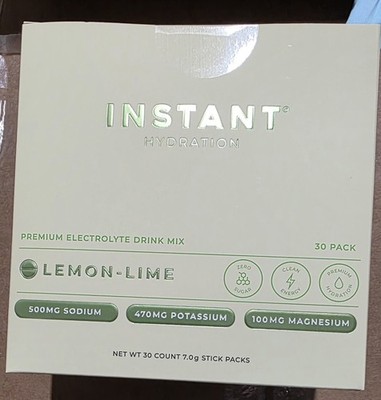 Instant Hydration - Premium Electrolyte Drink Mix: Lemon Lime
