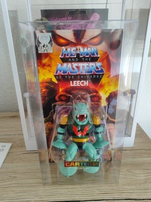 Masters of the Universe Cartoon Collection LEECH Origins Mattel mit Case