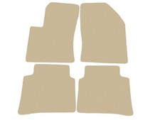 Veloursfußmatten für Toyota Prius IV XW50 2015-… , Beige x14 Rand