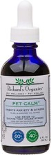 Richard's Organics Synergy Labs Pet Calm w/ Dropper Cat or Dog Anxiety Relief