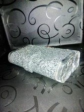 Designer Clutch /For Elegant Women,Edie Parker Silver Shavings/Clear Acrylic  